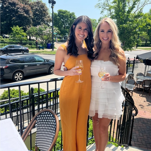 White Tiered Dress from Beholden - Picture 2 of 3